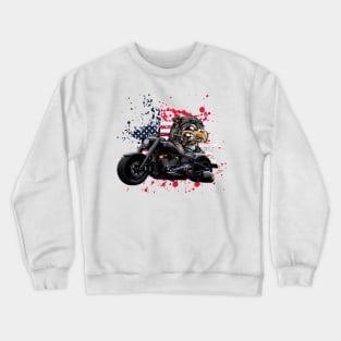 Patriotic Freedom Rider Crewneck Sweatshirt